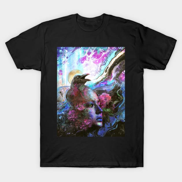 Raven Memories T-Shirt by barrettbiggers